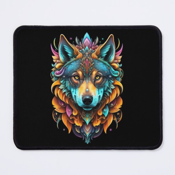 Item preview, Majestic Colorful Wolf designed and sold by YoungMind95.