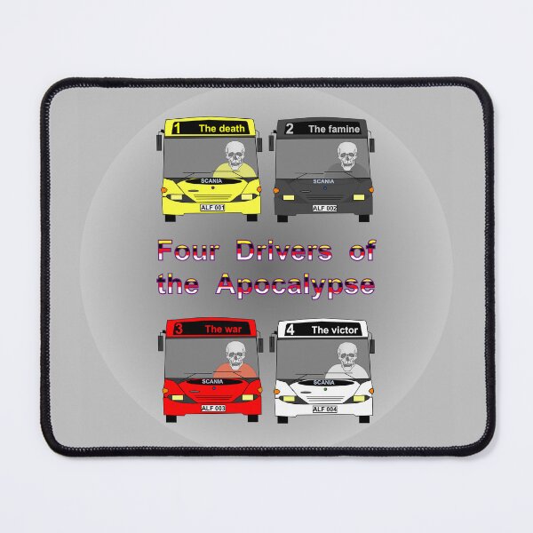 Item preview, The Four New Horsemen of the Apocalypse designed and sold by ALF2023.