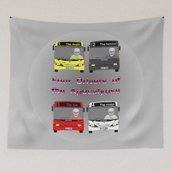 Item preview, The Four New Horsemen of the Apocalypse designed and sold by ALF2023.