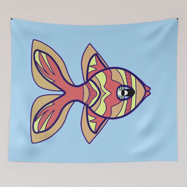 Artikelvorschau, tropischer Fisch entworfen und verkauft von PaintDesigns.