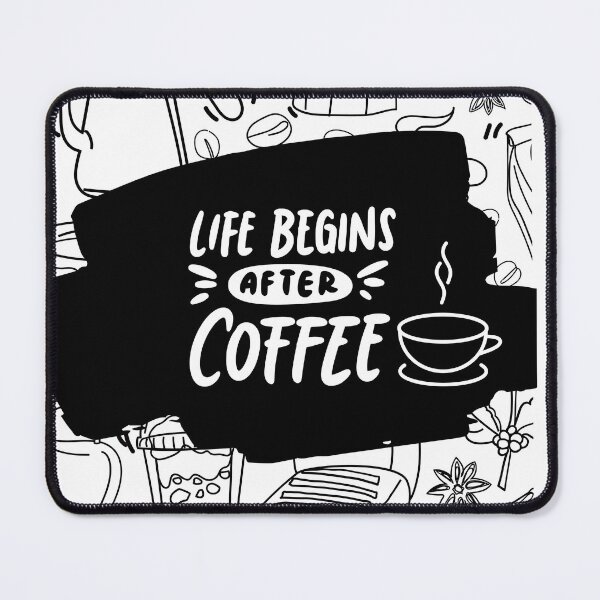 Item preview, Life Begins After Coffee designed and sold by Figuradam.