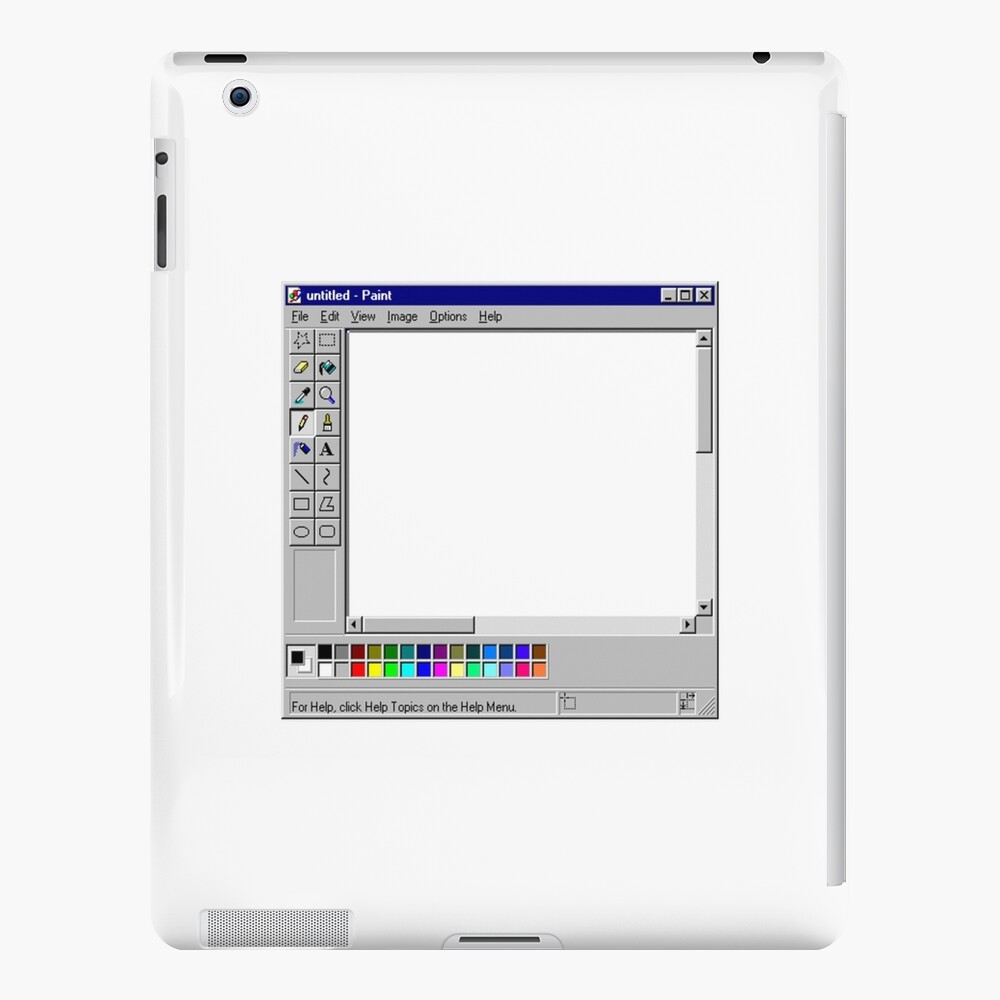 "MS Paint" iPad Case & Skin for Sale by tylerl0706 Redbubble