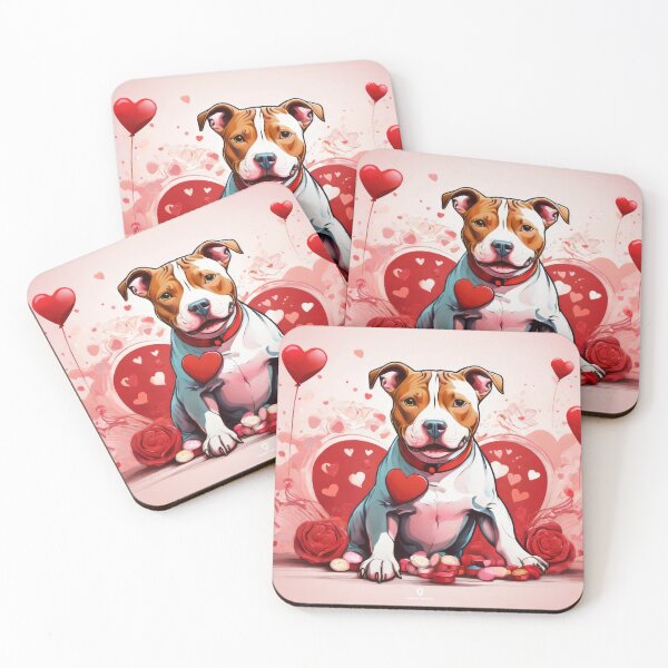 Item preview, Pit Bull Passion: A Valentine's Day Symphony of Love designed and sold by ZipperDragon88.