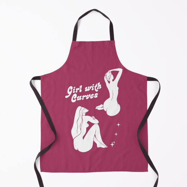 Item preview, Girl with curves - Retro style pink designed and sold by maxigold.