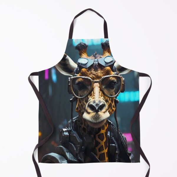 Item preview, Cyberpunk giraffe with glasses designed and sold by Niktarka.