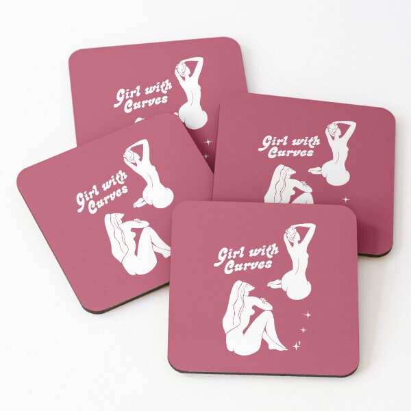 Item preview, Girl with curves - Retro style pink designed and sold by maxigold.