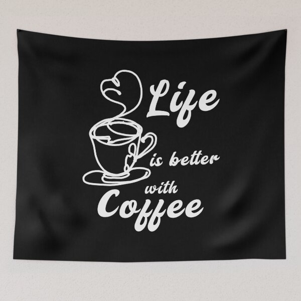 Item preview, Abstract Life is better with Coffee designed and sold by JoeStylistic.