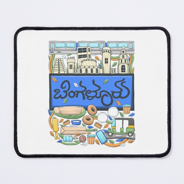 Item preview, Bangalore City Kannada Color Doodle designed and sold by NomadicQuest.