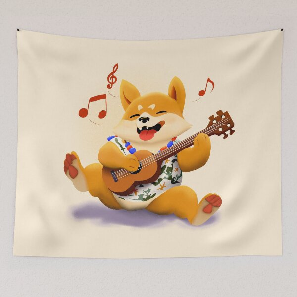 Item preview, A Shiba's Song (Rendered) designed and sold by Charcoalart.