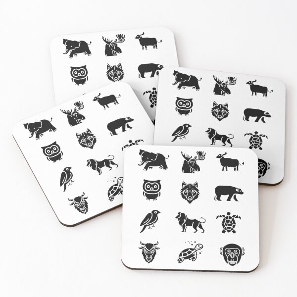 Item preview, Animal stickers 3x4 #1 designed and sold by DreamsDreamed.
