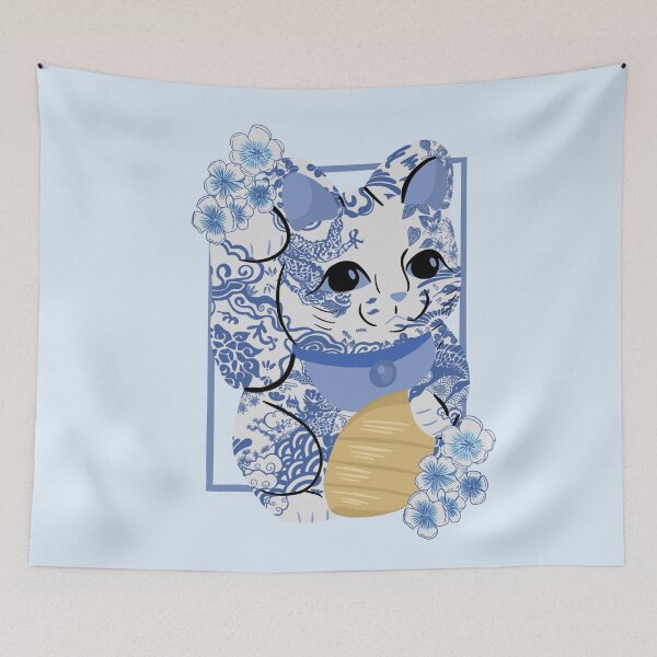 Item preview, Porcelain beckoning cat designed and sold by Burn0ut.