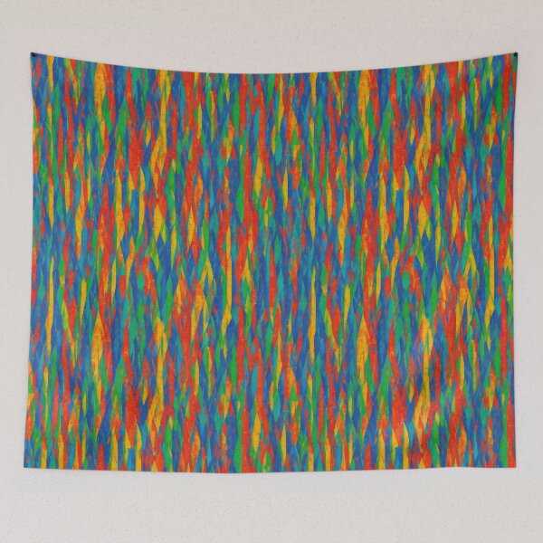 Aperçu de l'œuvre Lignes verticales, fauvisme abstrait créée et vendue par MissQuiss.