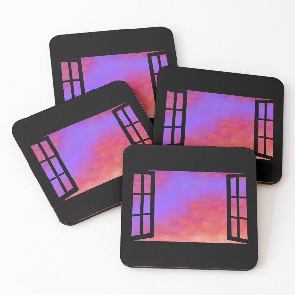 Item preview, Sunset through open window designed and sold by wonderxwander.