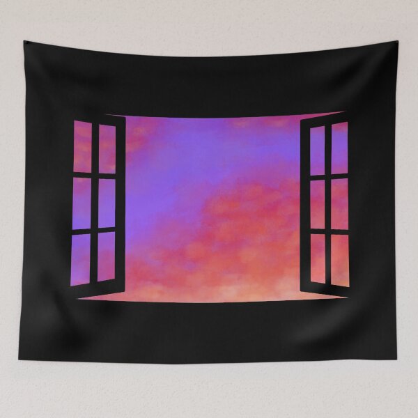 Item preview, Sunset through open window designed and sold by wonderxwander.