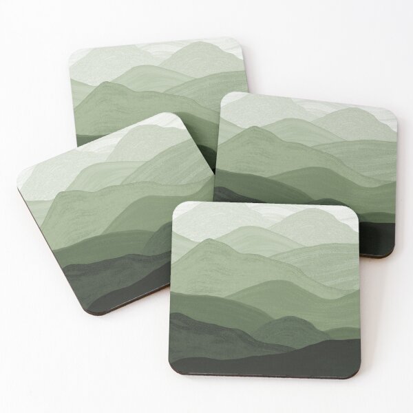 Item preview, Ombre Mountain Landscape (blue) designed and sold by Design Minds Boutique.