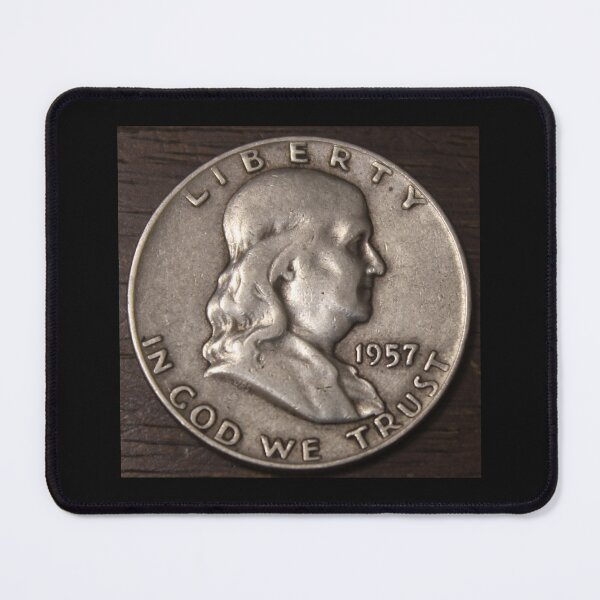 Item preview, 1957 D Franklin Half Dollar  designed and sold by coinsxcrochet.