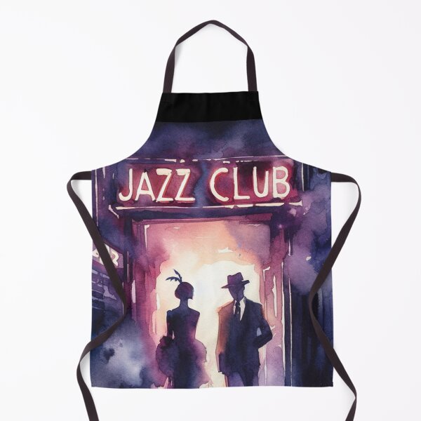 Item preview, Noir Vintage Jazz Club [Watercolor] designed and sold by RESToRAPTOR.