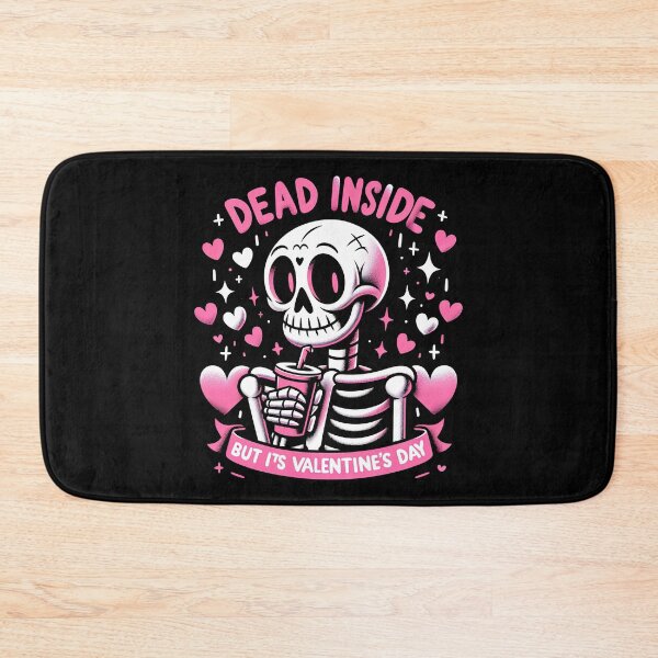 Item preview, Dead Inside But It's Valentines Day Funny Skeleton Men Women T-Shirt designed and sold by MAPDDesigns.