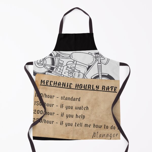 Item preview, Mechanic Hourly Rate designed and sold by Enchantedgraph.