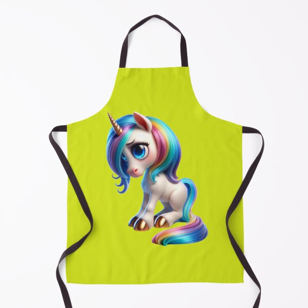 Item preview, Cute sad rainbow unicorn: an expression of magic and joy No. 9 designed and sold by Nathalymx.