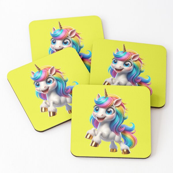 Item preview, Cute Happy Rainbow Unicorn: An Expression of Magic and Joy No. 10 designed and sold by Nathalymx.