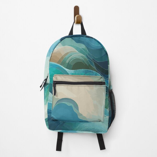 Item preview, Serene Waves Abstract Seascape designed and sold by EnigmaGallery.