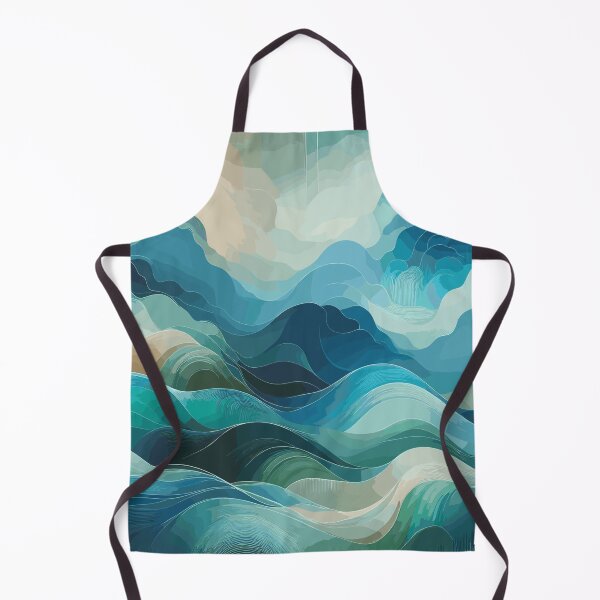 Item preview, Serene Waves Abstract Seascape designed and sold by EnigmaGallery.