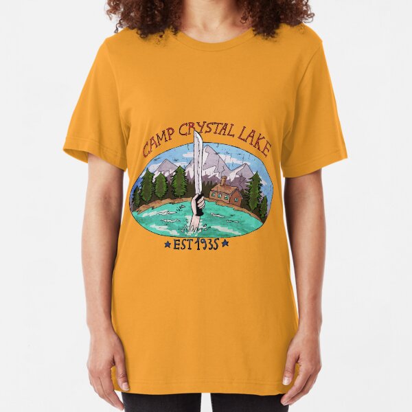 Lac de cristal de camp T-shirt ajusté