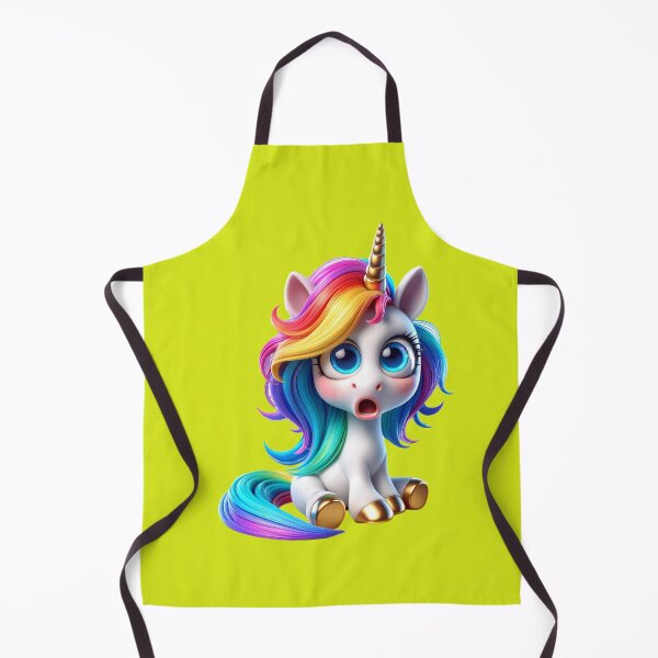 Item preview, Cute surprised rainbow unicorn: an expression of magic and joy No. 11 designed and sold by Nathalymx.