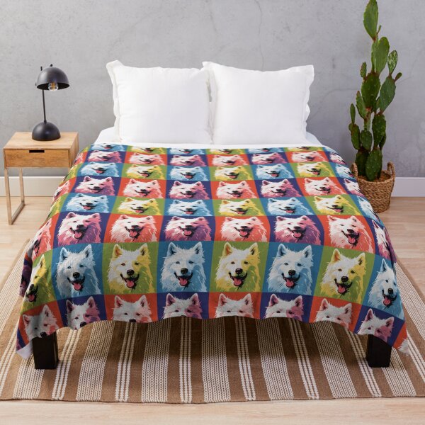 Item preview, Andy Warhol Samoyed designed and sold by artsanddogsTM.