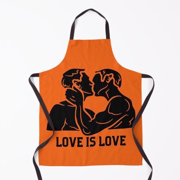 Item preview, LGBTQ T-shirt, two men kissing T-Shirt, LGBTQ Love is Love Slogan T-shirt, Gay Festival, Pride Festival, designed and sold by PrideBeProud.