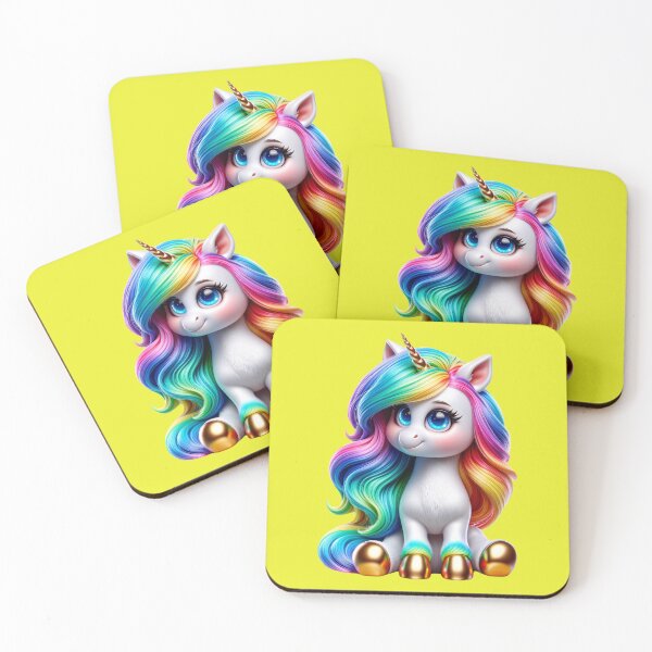 Item preview, Cute happy rainbow unicorn - an expression of magic and joy No. 14 designed and sold by Nathalymx.