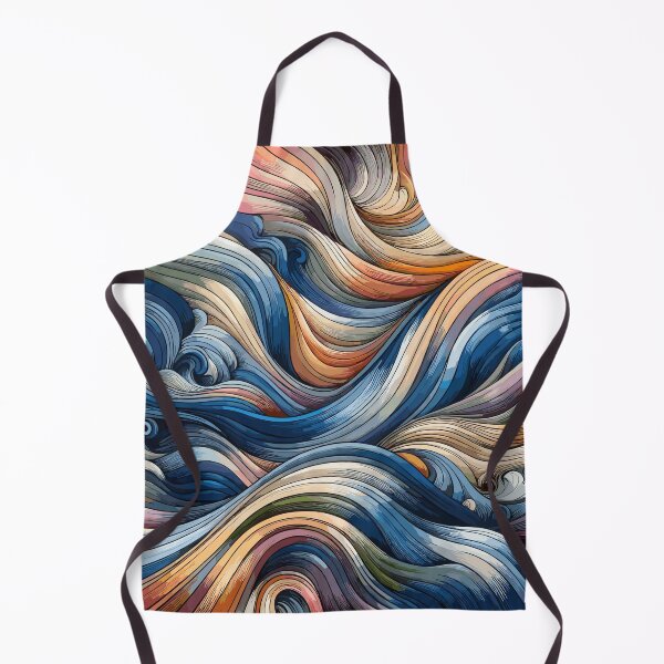Item preview, Swirling Hues: Abstract Nautical Whorls designed and sold by EnigmaGallery.
