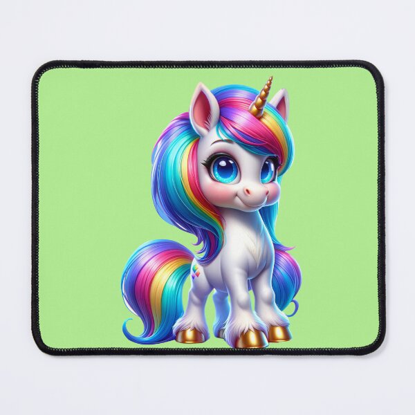 Item preview, Cute happy rainbow unicorn - an expression of magic and joy No. 16 designed and sold by Nathalymx.