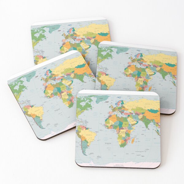 Item preview, World map designed and sold by IgorKovalenko.