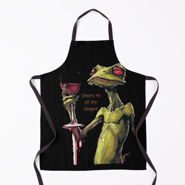 Item preview, Cheers to Me!: Monster Celebrates Solo with Bubbly Whimsy Anti Valentine designed and sold by Abystoic.