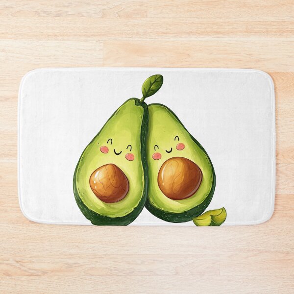 Item preview, Two adorable cartoon avocados designed and sold by Ninoshik.
