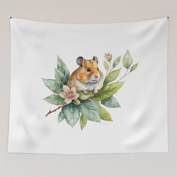 Item preview, Hamster in nature - pAInting designed and sold by nvrprooo.