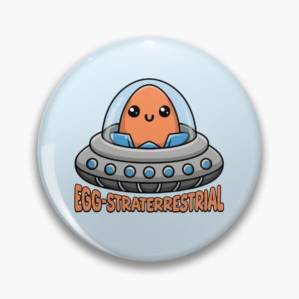 Item preview, Eggstraterrestrial! Cute Alien Egg Cartoon designed and sold by PMCreative.