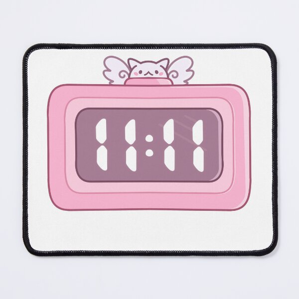 Item preview, 11:11 Angel Cat Alarm Clock designed and sold by violletine.