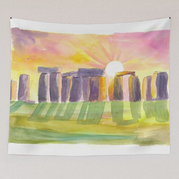 Item preview, Stonehenge Sun Solstice Sunset Fascinating Equinox designed and sold by artshop77.