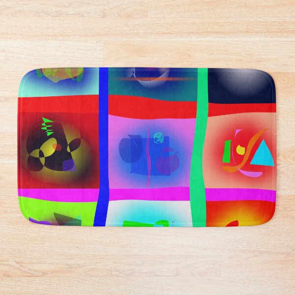 Item preview, Nine Miniature Digital Abstract Paintings designed and sold by masabo.