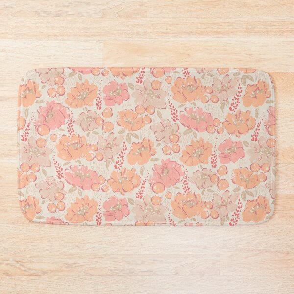 Item preview, Peach Fuzz Garden Roses designed and sold by SAZ design studio.
