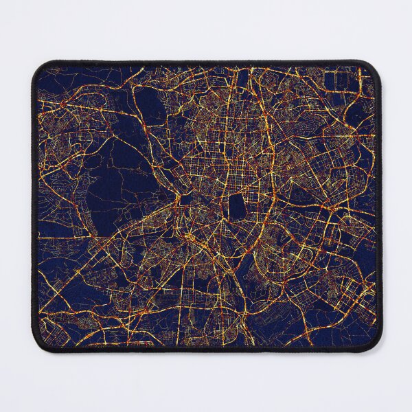 Item preview, Madrid, Spain Map - City At Night designed and sold by deMAP.