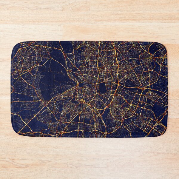 Item preview, Madrid, Spain Map - City At Night designed and sold by deMAP.