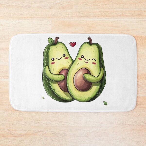Item preview, Two adorable cartoon avocados designed and sold by Ninoshik.