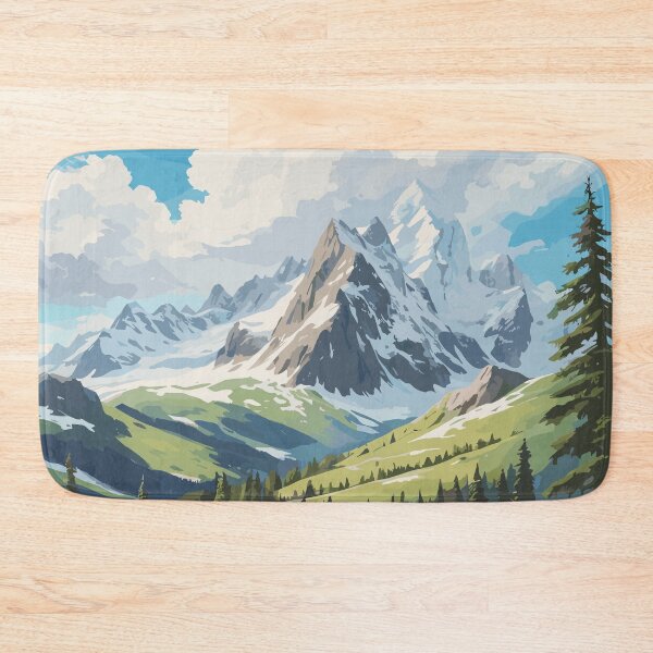 Item preview, Stunning Alpine Spring Landscape designed and sold by Vector Scout Lab.