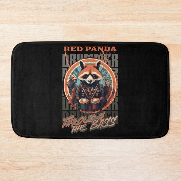 Item preview, RED PANDA DRUMMER  designed and sold by justyna-s28.