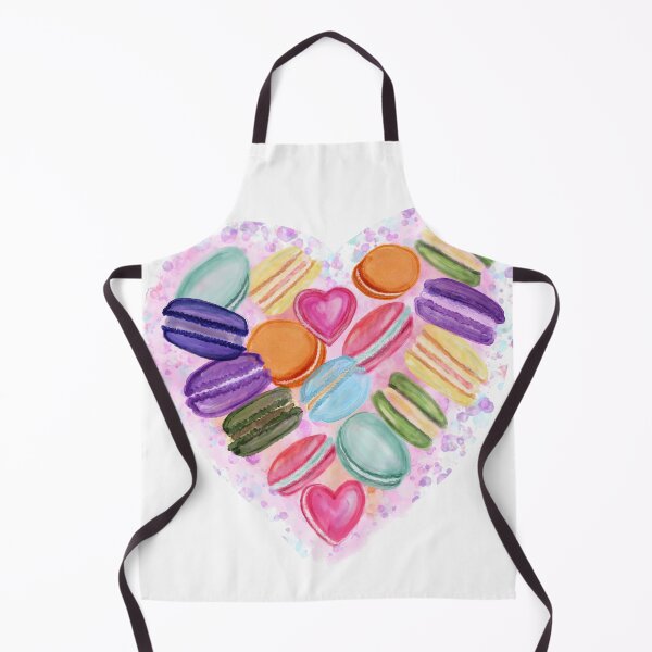 Item preview, Sweetheart Macarons in Watercolor designed and sold by AdriaCaps Art & Design.