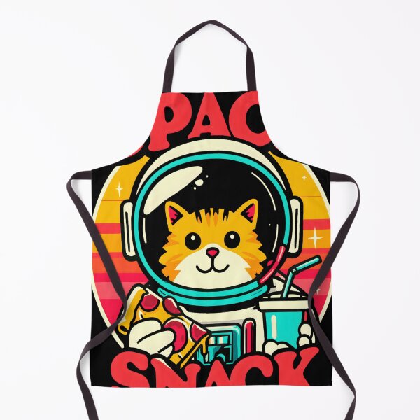 Item preview, Funny Astronaut Cat Space Snack Pizza designed and sold by KitonicTees.